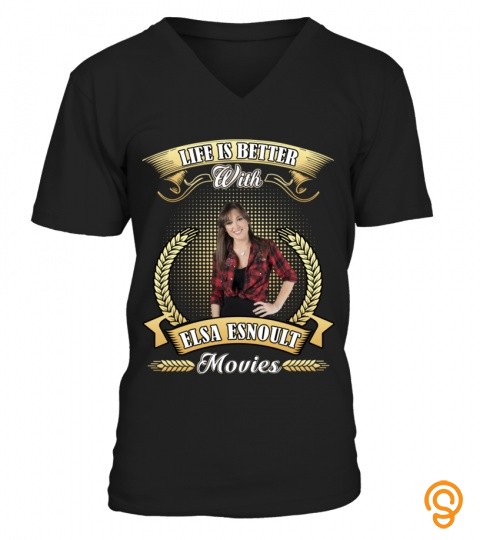 T-shirt Personnalisé Elsa Esnoult – 100% Coton – Taille Normale – Flocage En France – Cadeau Fan Concert