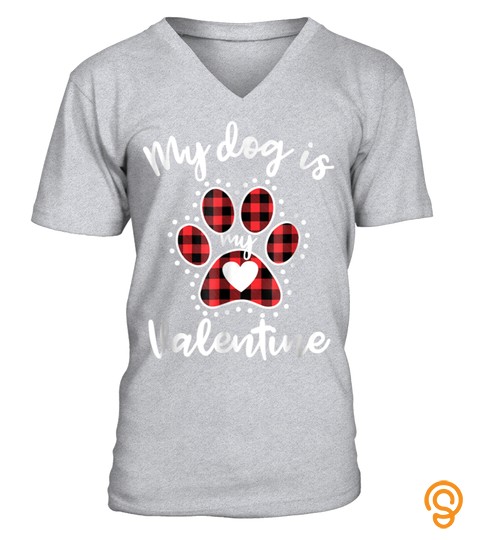 TeeStars My Dog is My Valentine for Dog Lover Singlet 