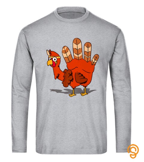 Turkey Hand Funny Thanksgiving Tshirt   Hoodie   Mug (Full Size And Color)
