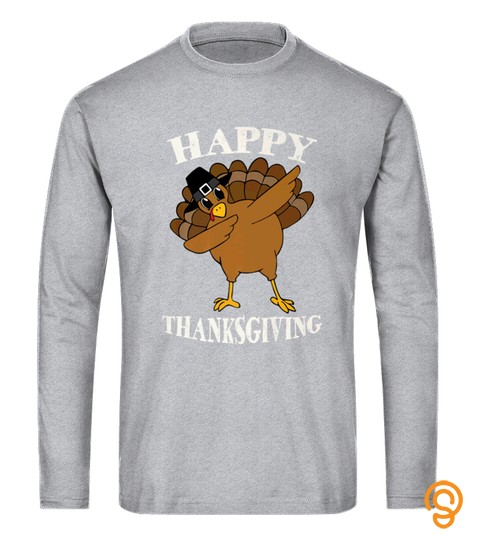 Thanksgiving Turkey Tshirt Funny Dabbing Turkey Pilgrim Hat Tshirt   Hoodie   Mug (Full Size And Color)