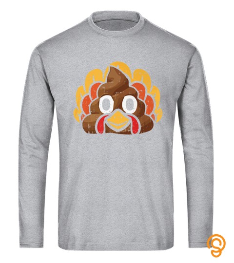 Thanksgiving Poop Emojis Tshirt Funny Poo Turkey Day Tshirt   Hoodie   Mug (Full Size And Color)