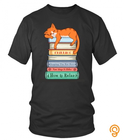 CUTE CAT READING SHIRT LIBRARIAN KITTEN AND BOOK LOVER TSHIRT   HOODIE   MUG (FULL SIZE AND COLOR)