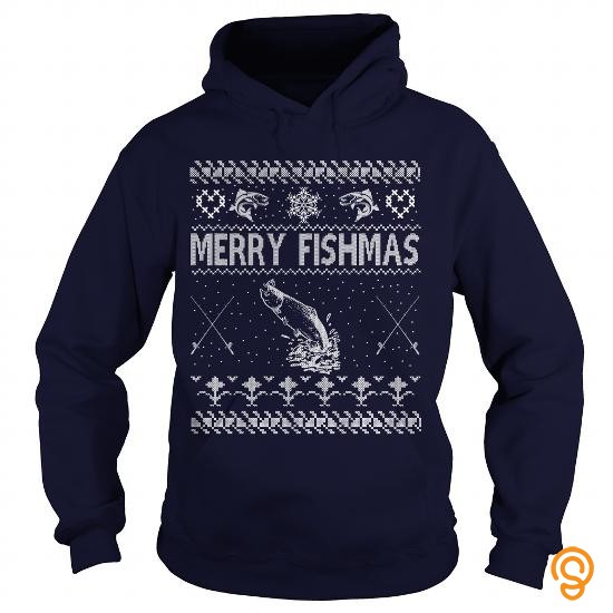 Dependable Fishing Christmas Sweater T Shirts Clothing Brand