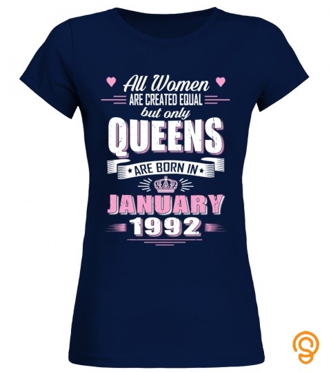 January 1992 birthday of Queens Shirts