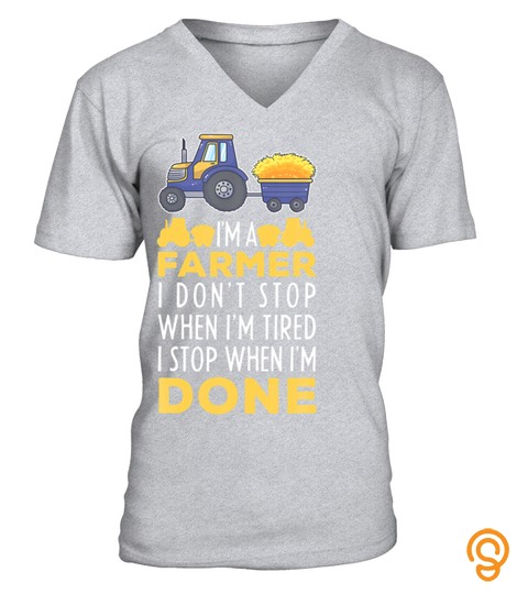 Farmer Tractor Farming Plant Agriculture Lover T Shirt