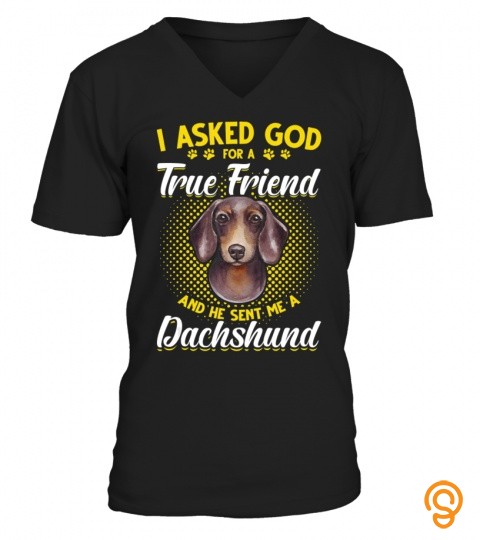 Pet Friend Dog Lover Dachshund T Shirt