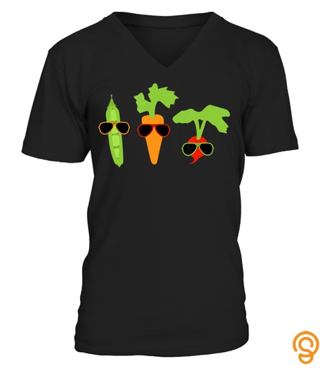 Cool Veggies Shirt, Vegetables Sunglasses Gardening Gift