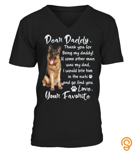 Pet dog German Shepherd lovers t shirt fathers day gift Tee Shirt