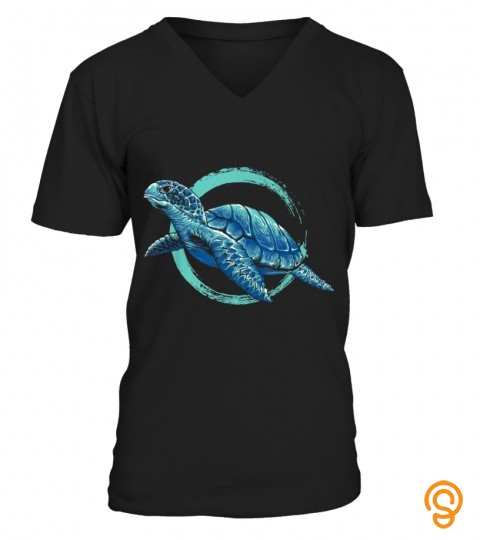 Cute Sea Animal Lover Ocean Pet Owner Gift Aquarium Turtle T Shirt