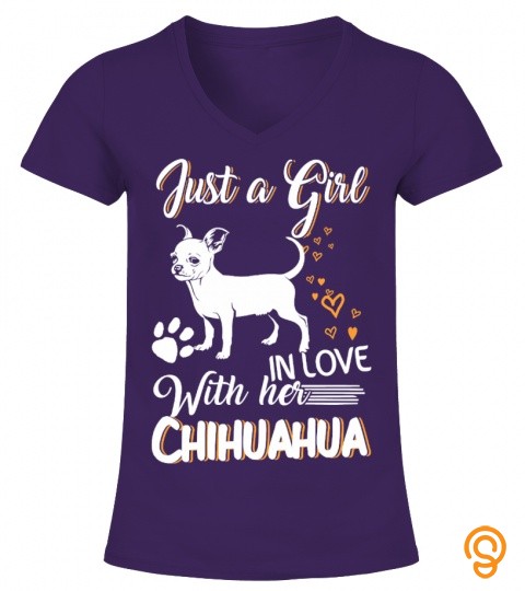 Just Girl In Love With Her Chihuahua