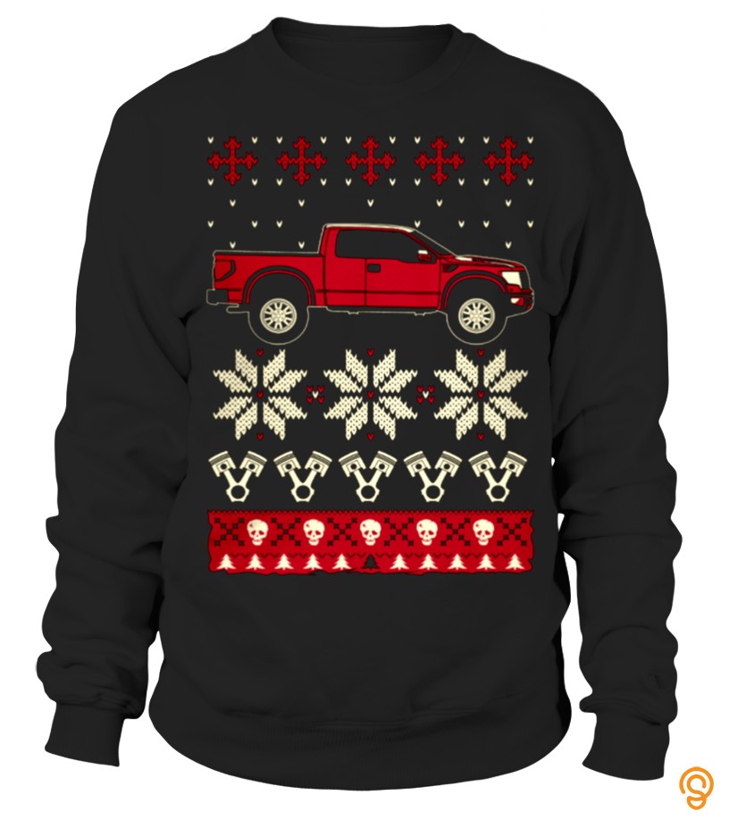 Festival Raptor Car Ugly Christmas Sweater T Shirts Material