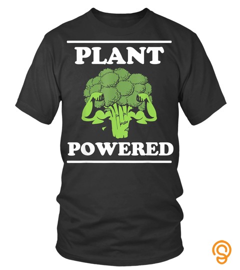 Vegan Plant Powered Vegetarier Gemüse Shirt Geschenk