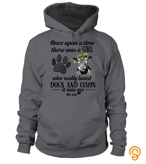 Once Upon A Time Girl Love Dogs And Cows