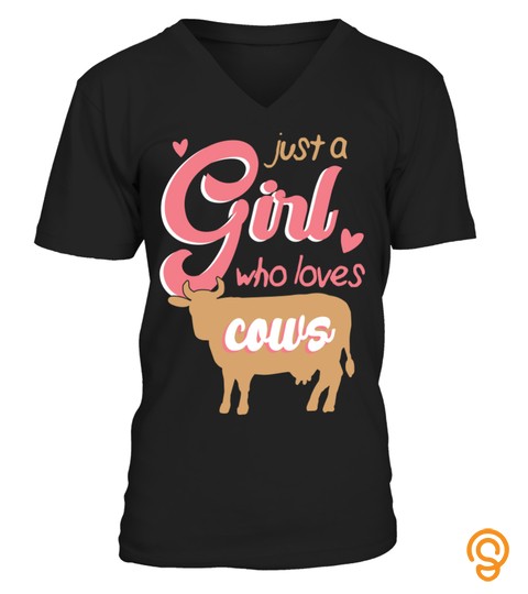 Just A Girl Who Loves Cows Farm Farmer Cc