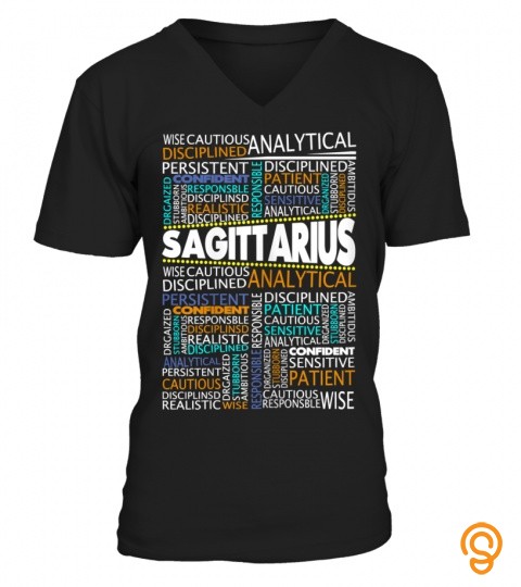 Womens Sagittarius Zodiac Zodiac Traits Horoscope Funny Birthday Shirt