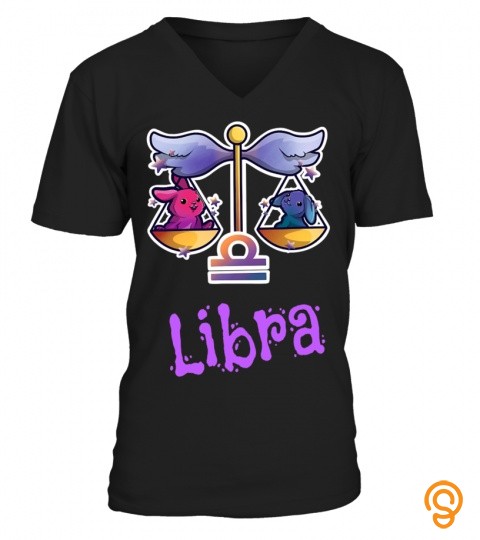 Libra Kawaii Bunny Libra Zodiac Libra Horoscope Shirt