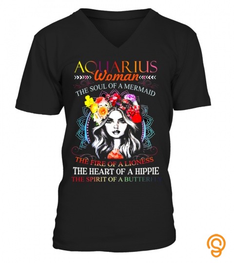 Aquarius woman t shirt
