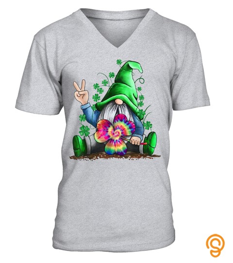Hippie Gnomes T Shirt Hippie Clover St Patrick's Day Gifts T Shirt
