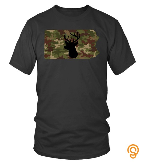 Pennsylvania Deer Hunter Sweatshirt Camo Camouflage