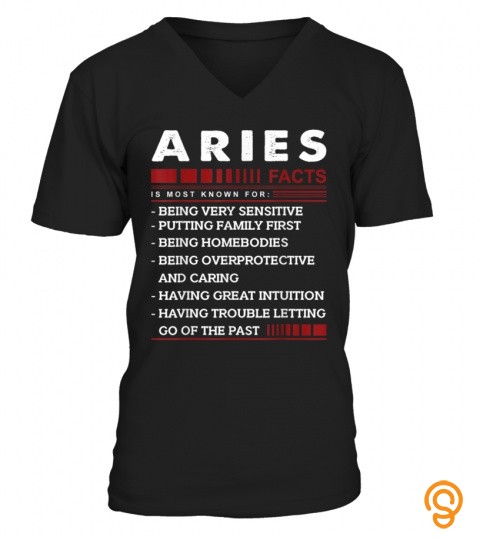 Aries facts t shirt