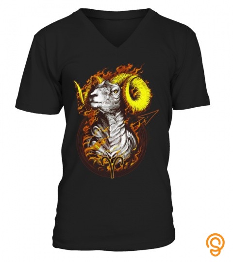 Fire Aries Symbol T Shirt