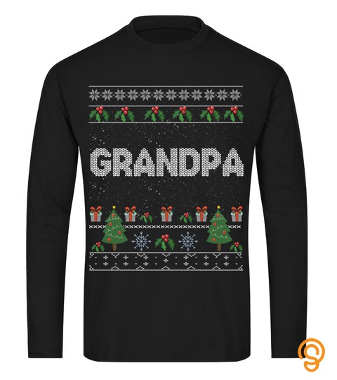Ugly Christmas Sweater For Grandpa