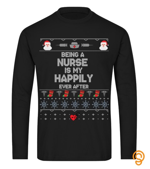 Ugly Christmas Sweater For Nurse