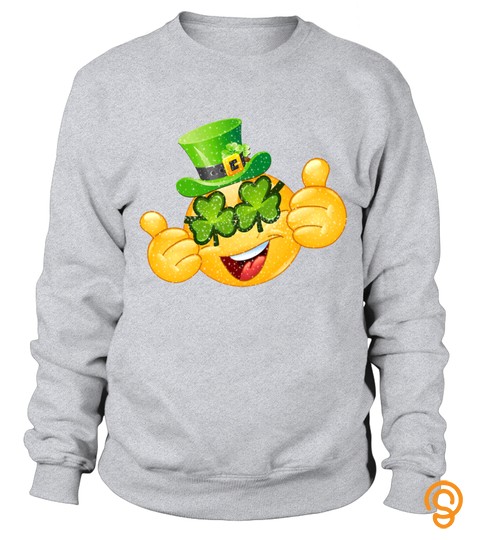 Cools Leprechaun Emoji Smile Tshirt St Patricks Day Shirts