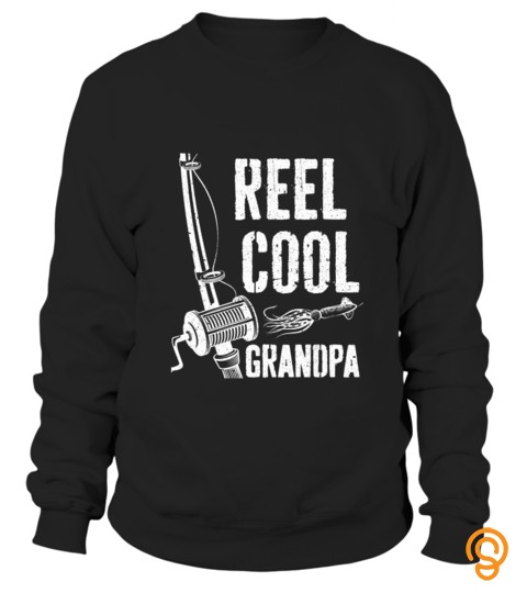 Reel Cool Grandpa T Shirt Fishing Father's Day Gift Shirt T Shirt
