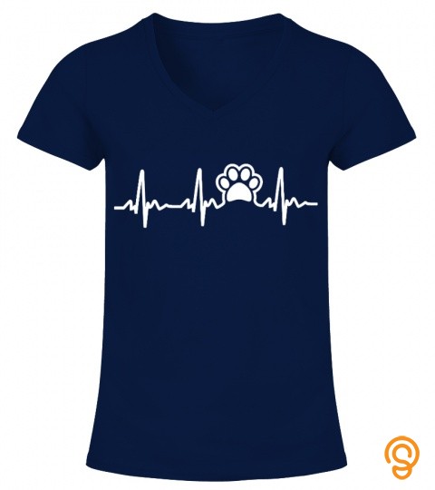  heartbeat pulse with paw print