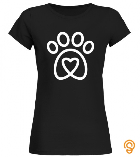  Paw Print With A Heart