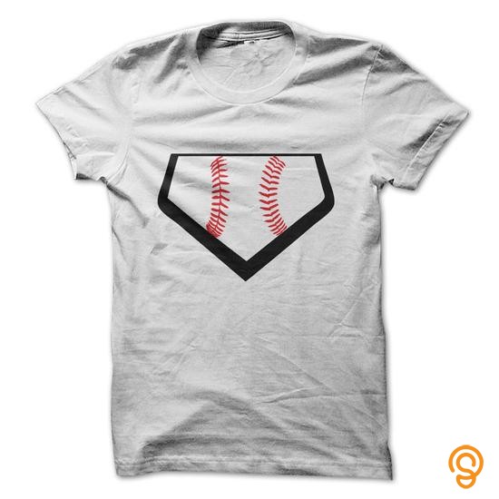 Form-fitting baseball home plate Tee Shirts Printing