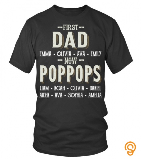 First Dad   Now Poppops   Personalized Names