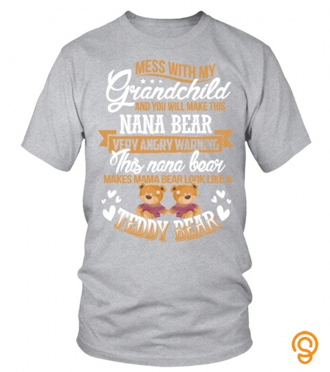 Nana Bear Warning Funny Christmas Gift