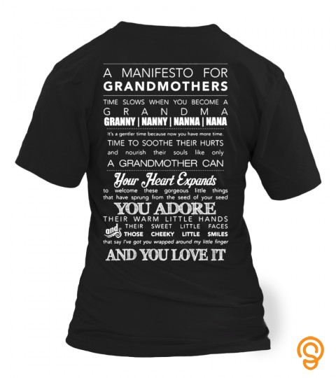 A manifesto for grandmothers time slows when you become a grandma, granmy, nann…