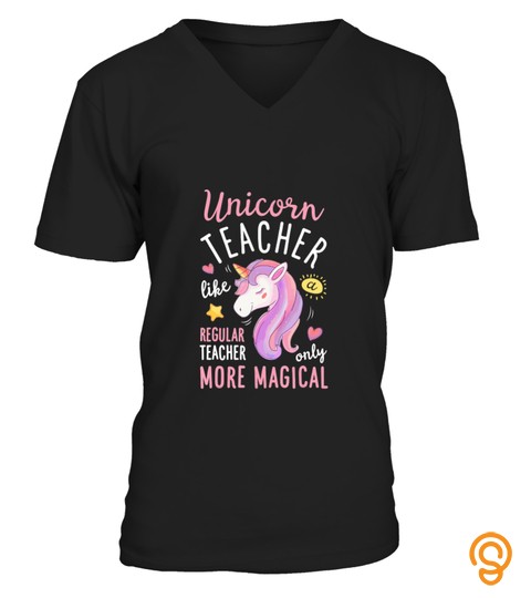 Unicorn Teacher Funny Women Teachers Back To School Gifts T Shirt