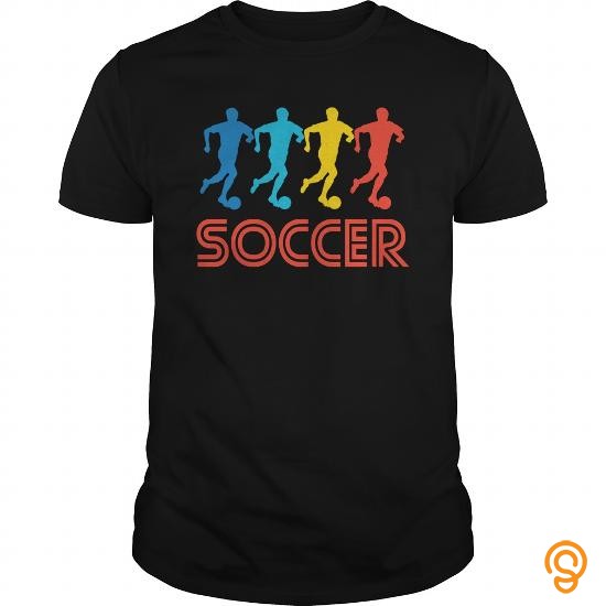 Size Soccer Retro Pop Art Tee Shirts Graphic