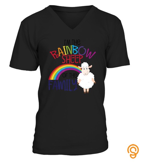 Lgbtq Pride Rainbow Sheep Of Family Gay Tshirt Allies Tshirt   Hoodie   Mug (Full Size And Color)