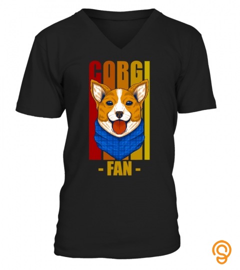 Corgi Dog Lover Gifts Womens Colorful Cool Funny Mens Kids T Shirt