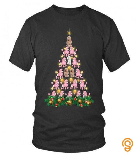 Poodle Christmas T Shirt