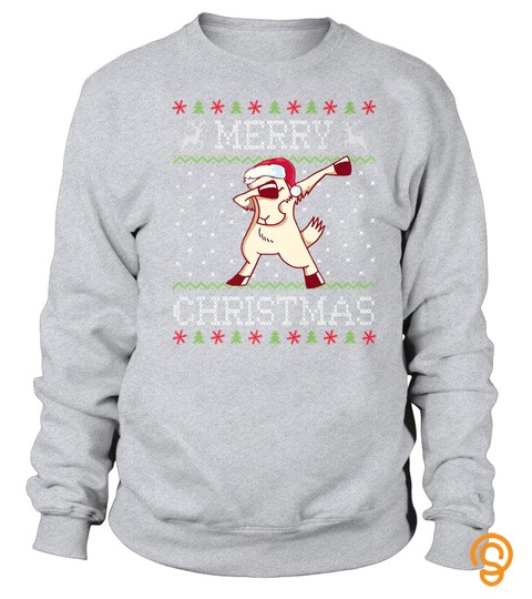 Dabbing Goat Dab Dance Merry Christmas Tshirt   Hoodie   Mug (Full Size And Color)