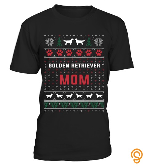 Golden Retriever Mom Christmas Sweater
