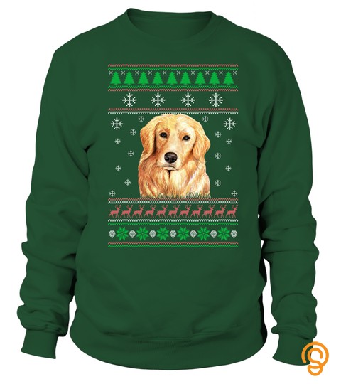 Golden Retriever Dog Lover Gift Ideas For Kids Son Daughter Sister Brother Mom Mama Dad Daddy Funny Xmas Sweatshirt