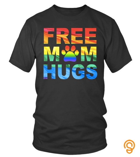 Free Mom Hugs Funny Shirt Lgbt Sweatshirt