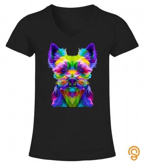 Yorkshire Terrier Yorkie Pop Art Dog Gift T Shirt T Shirt