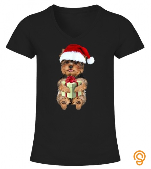 Christmas Yorkie – Yorkshire Terrier Funny Gift T Shirt