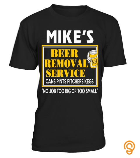 MIKE'S BEER REMOVAL SERVICE CANS