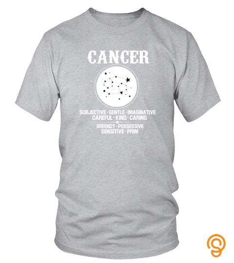 Cancer   Zodiac Sign T shirt