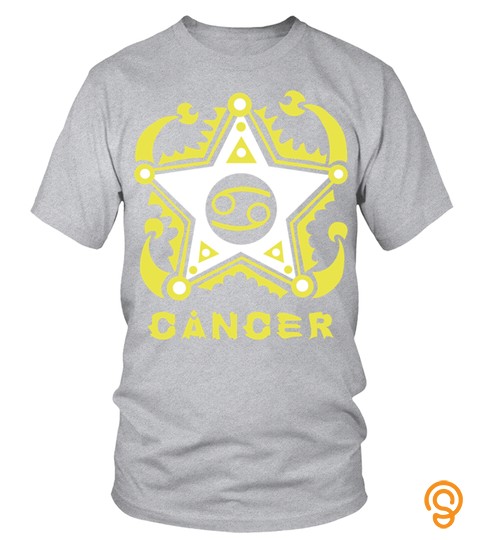 Cancer Zodiac Sign Art T shirt