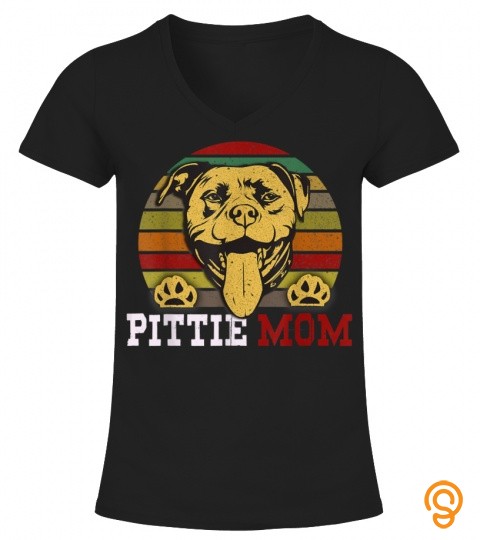 pittie mom pitbull dog lover mors day women girls gift 